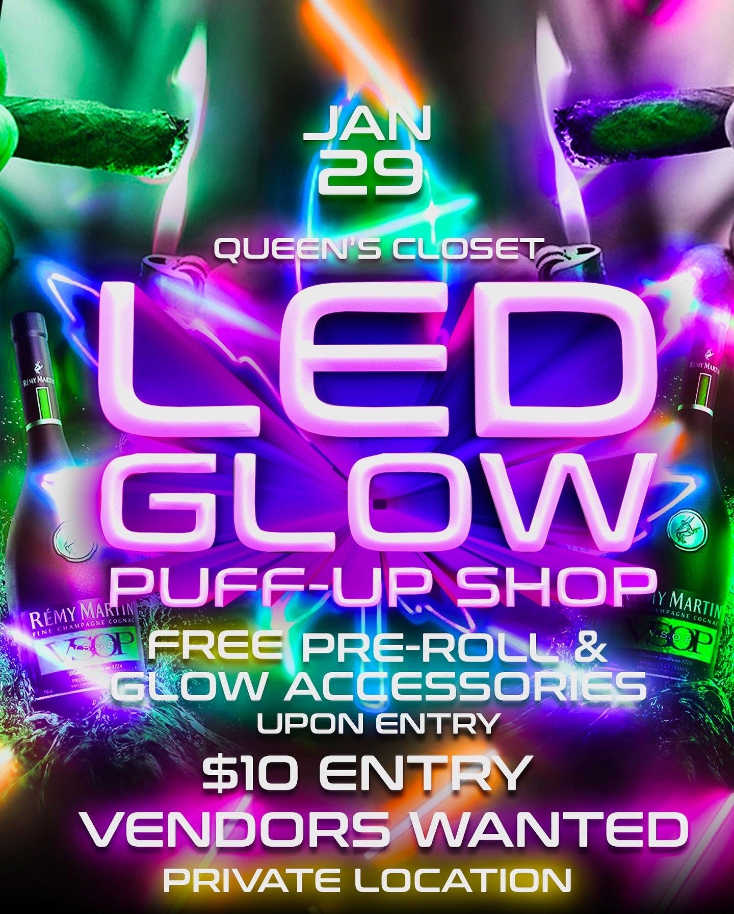 The Puff Up Shop 4 LED GLOW EDITION