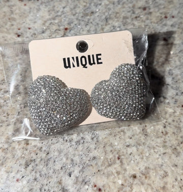 Heart Bling Earrings